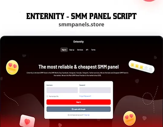 Enternity V4 - Advanced SMM Panel Script